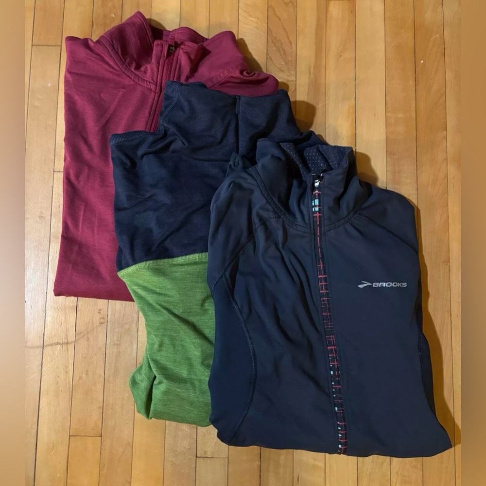 Brooks Dash 1/4 Quarter Zip Shirt - Women's Running Top - Set Of 3 - Small